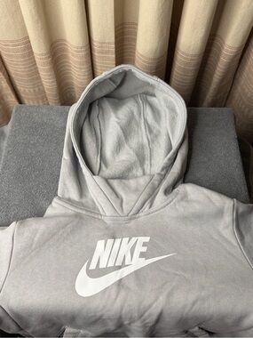 Set of 2 - Nike Kids Gray Hoodie and Zip Up Hoodie
